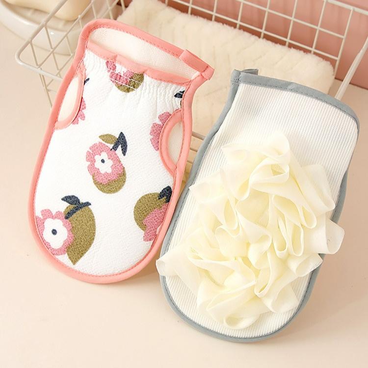 1Pc Bath glove for women, Body Rubbing Bath artifact rubbing back bath towels, household back bath glove