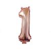 Wedding Party Decoration Supplies Big Size 16 Inch Rose Gold Digital Balloon 0-9 Number Balloons