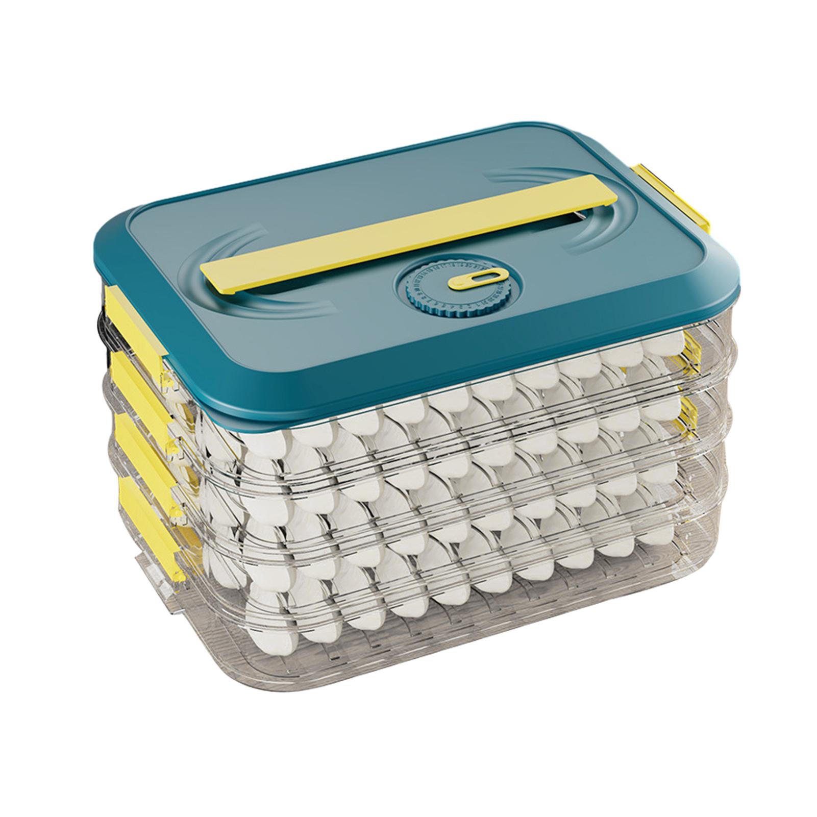 

1/2/3/4-слойные штабелируемые коробки для пельменей с таймером многофункциональные компактные контейнеры для фруктов и макарон One