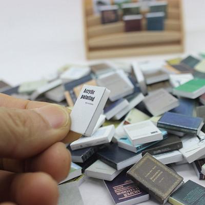 20Pcs 1:12 Dollhouse Miniature Book Comic Book Small Books Mini Model Kids Pretend Play Toys Doll House Accessories