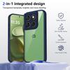 Clear Soft Frame Phone Case for Motorola Moto Edge 50 60 Pro Neo Ultra Fusion G Stylus 5G Shockproof Cover Hard Acrylic Shell