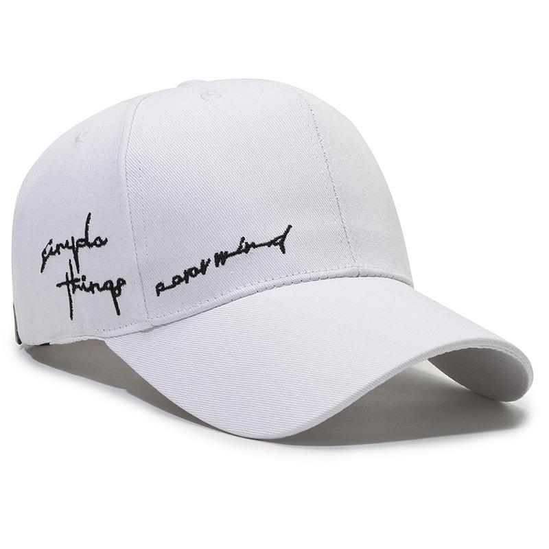 New Embroidery Baseball Cap For Men Women Hat Solid Sunscreen Baseball Hats Cotton Outdoor Sport Running Visor Casual Cap