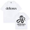 Alternative Metal Rock Band Deftones Private Music Album Graphic Tshirts Snake Print T Shirt Men Women Fashion Vintage Tshirts