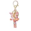 A-Z Dreamy Letters Keychain for Women Tassels Butterfly Pendant Initial Keyrings Purse Suspension Bags Car Key Chain Pink