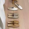 Baotou Half Slippers Women's Summer Wear 2025 Ultra-soft Leather Soft-soled Lazy Single Shoes Comfortable and Versatile Temperament Muller Shoes