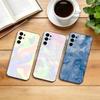 Laser Water Wave Ripple  Phone Case For Samsung S25,S24,S21,S22,S23,S30,Ultra,S20,Plus,Fe,Soft Silicone Black Cover