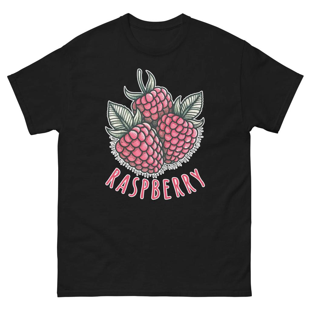 Raspberry Fruits Vegetables Fresh Food Groceries T-Shirt