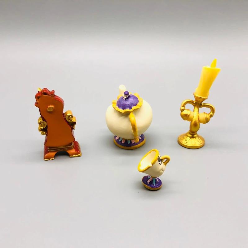 Disney Zestaw 4 żywicznych rękodzieł Ozdoby na biurko Mini modele do wnętrz Akcesoria do dekoracji domu Prezenty