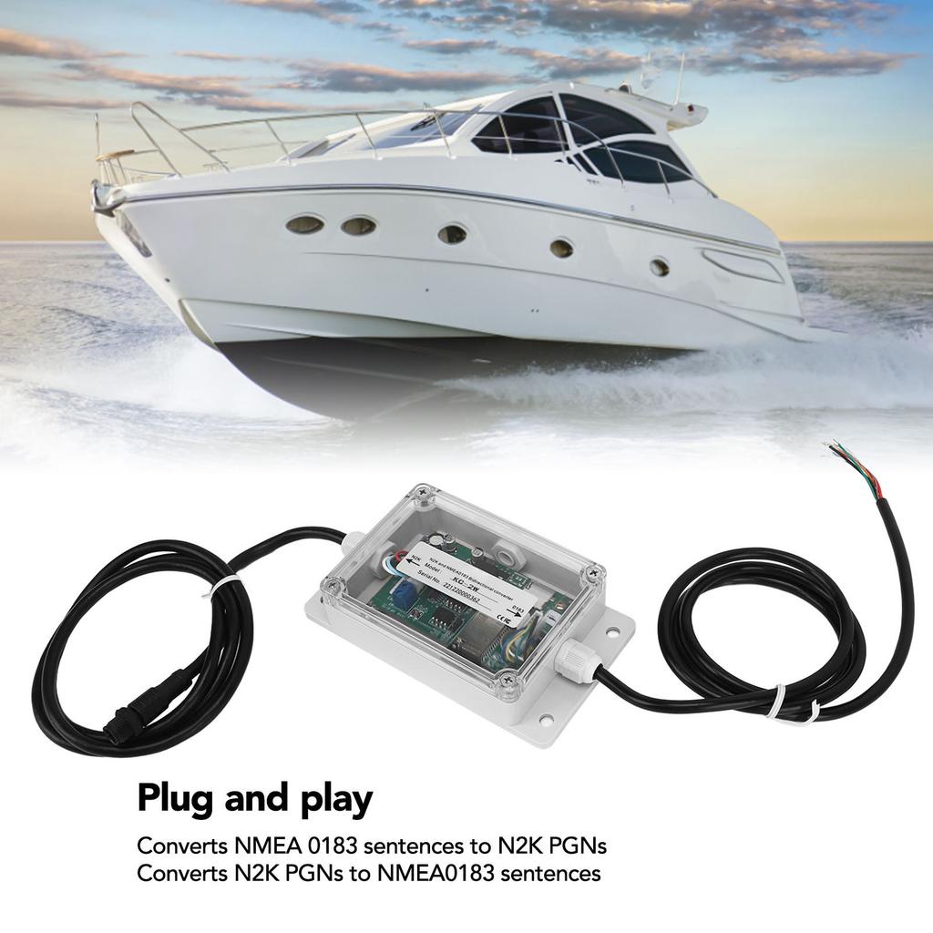 KC‑2W For NMEA2000 NMEA0183 Bidirectional Converter Support Wifi Fuel Flow Sensor Plug and Play