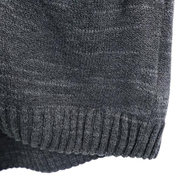 DENHAM wool blend Long sleeve Cotton knit shawl collar cardigan L Gray Men's Used