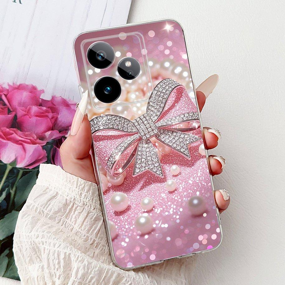 For Realme GT7 2025 Case RMX6688 Cover New Fashion Flower Marble Soft Silicone Phone Cases For Realme GT 7 Pro 7T Realme7 Fundas