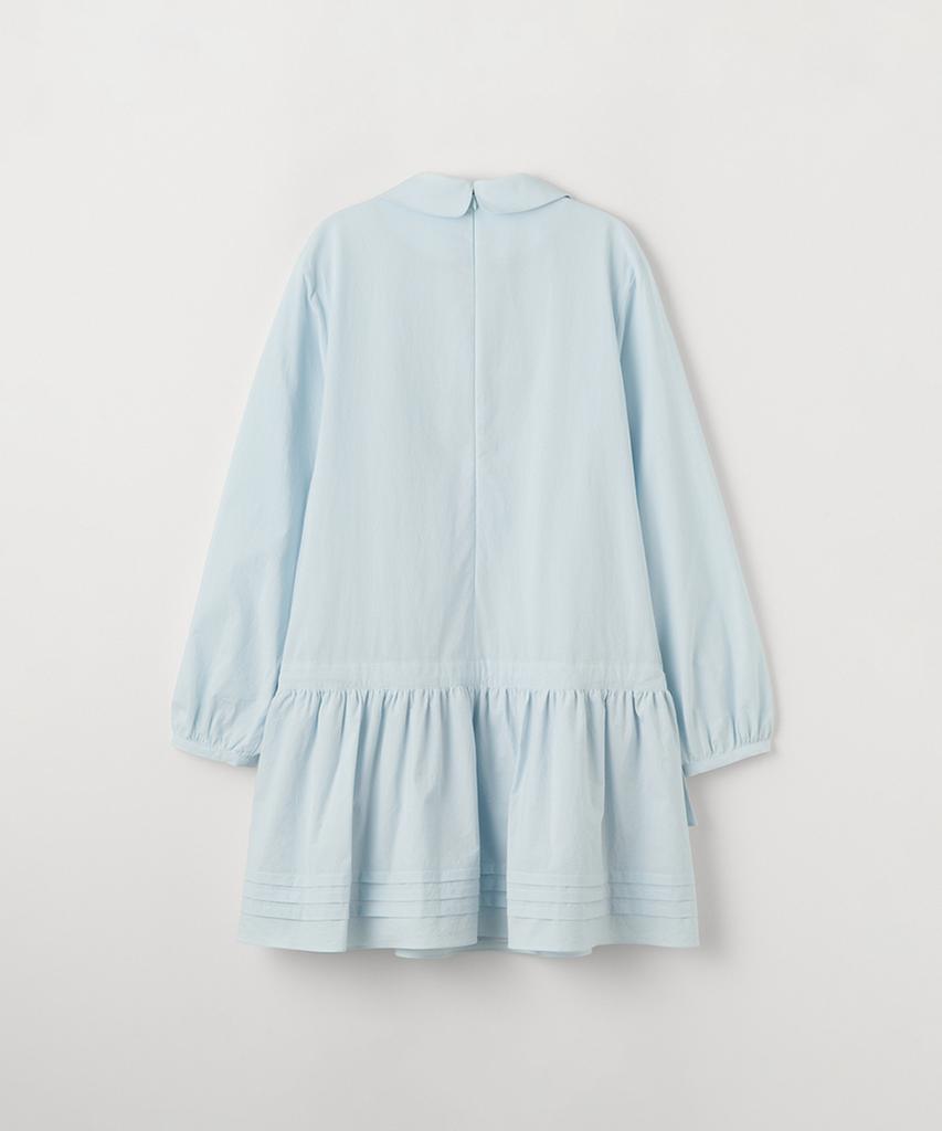 Selliteiljeu Frill Pin-Tuck Mini Dress_Sky Blue