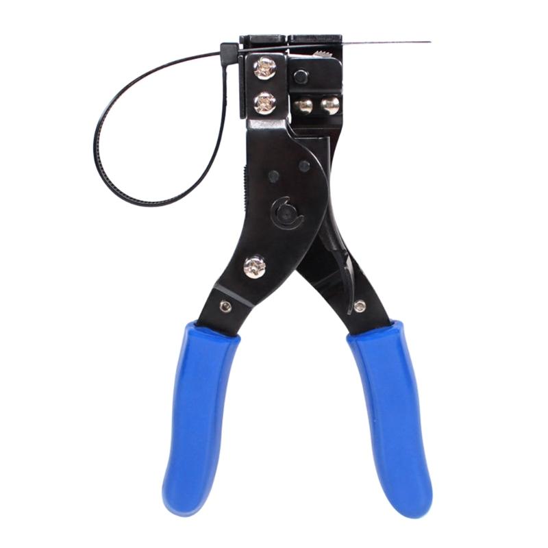 Professional Nylon Strap Tensioning Tool With Built In Cutter Ziptie Cutter And Tightener For Plastic Fasteners