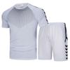 Letní pánská mikina Set Tričko a šortky se stahovací šňůrkou Set Outdoor Běh Jezdectví Oversized Neformální Sportovní oblečení