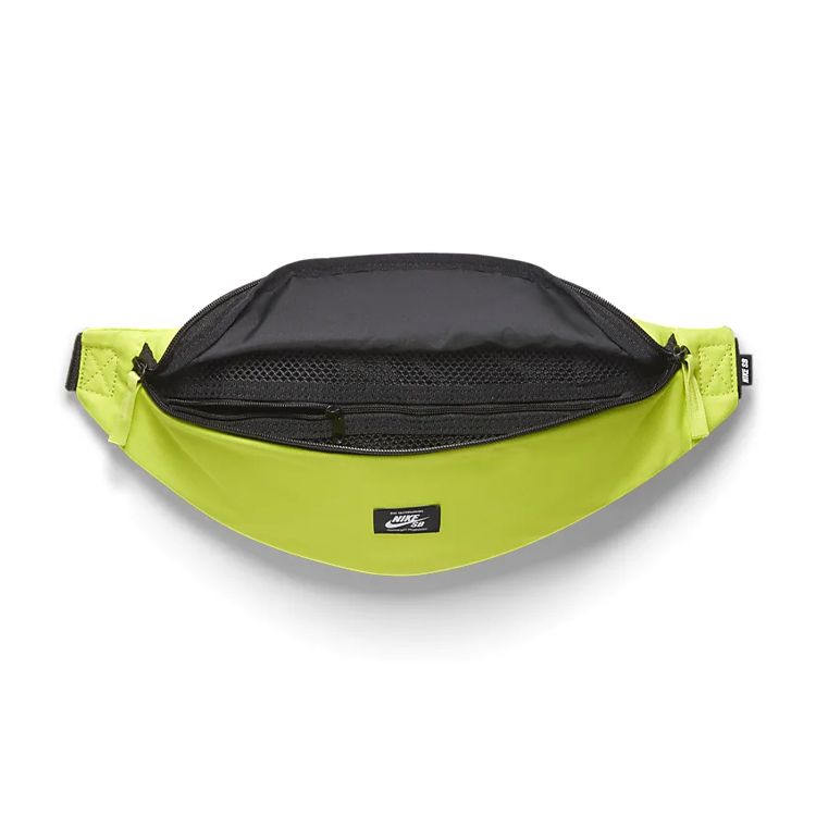 Nike SB Heritage Sports Trend Zipper Waist Bag Unisex Waist Bag Fluorescent-Green CK5884-389