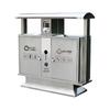 Stainless Steel Outdoor Classified Waste Bin