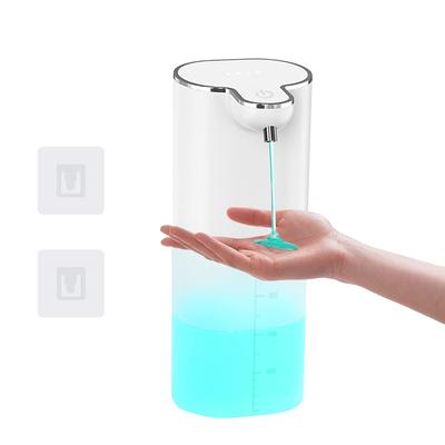 Dalugo Seifenspender, automatisch, Flüssigseife, Handspüler, automatische Wandmontage, 400 ml, groß, kompatibel mit Alkoholsensor, 4-stufige Einstellung der Entladung, IPX5, kompatibel mit