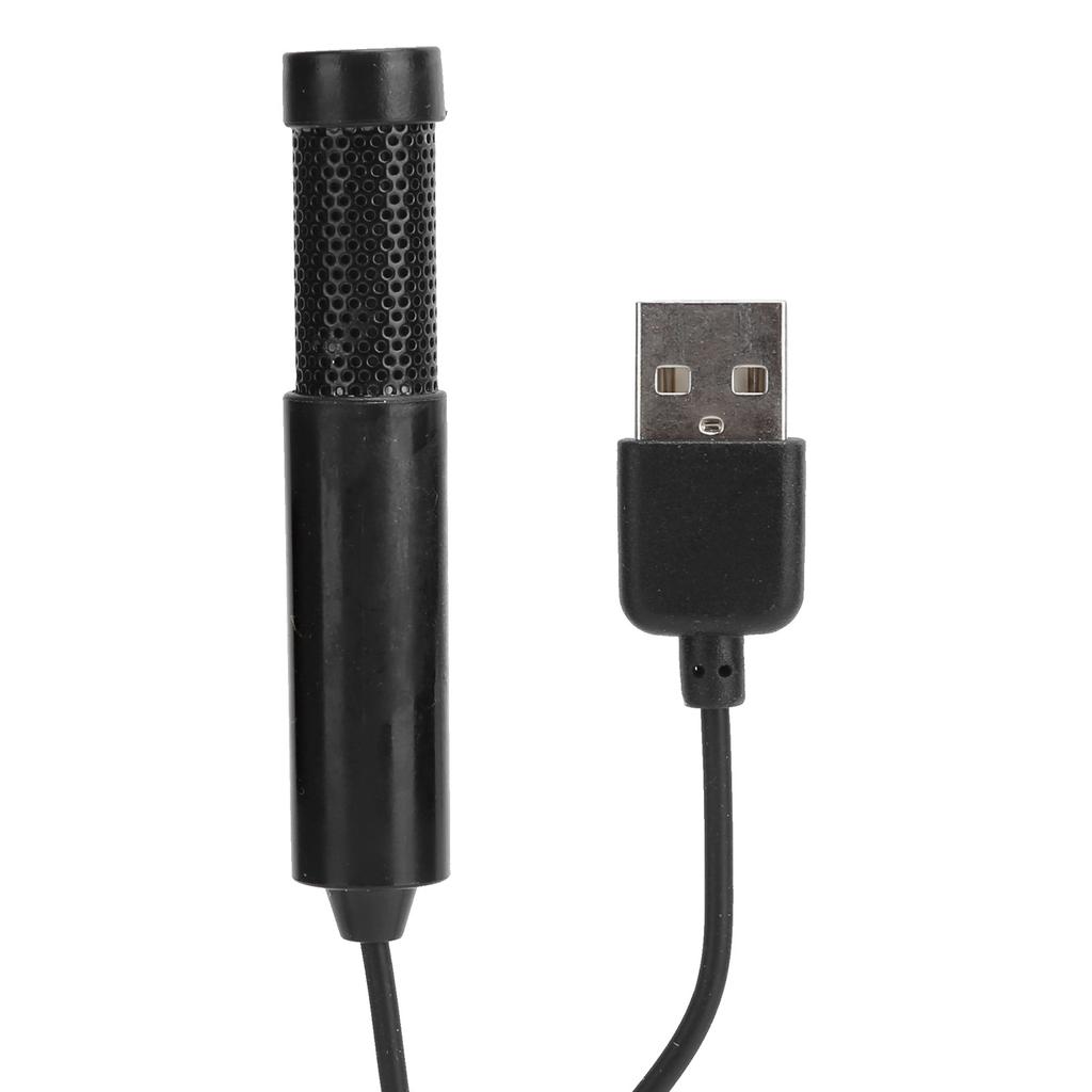 Mini USB Microphone for PC Laptop Portable Capacitive Mic for WIN7 8 10 OS X MSN SKYPEBlack