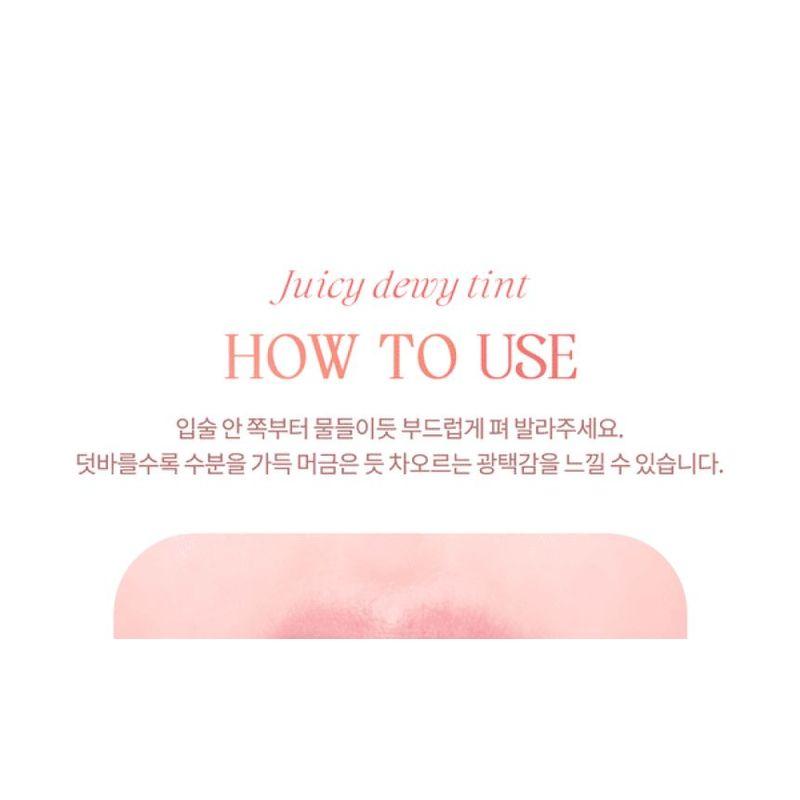 dasique - Juicy Dewy Tint Summer Coral Edition - 5 Colors