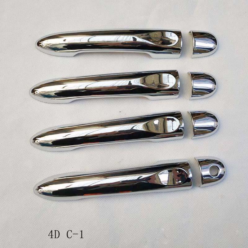 Abs Chrome Door Handle Cover for Renault Megane 3 Iii 2009 2010 2011 2012 2013 2014 2015 2016 Car Accessories Plastic