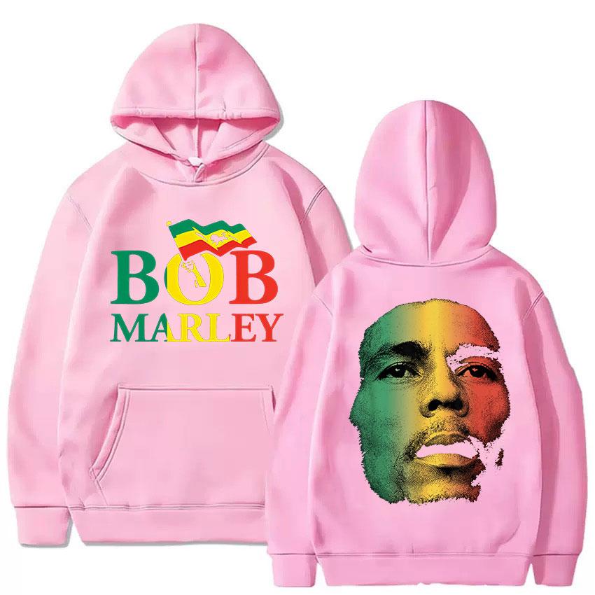 Rapper Bob Marley 2025 New Album Graphic Hoody Unisex Hip Hop Oversized Sweatshirt Fashion Fleece Long Sleeve Hoodies Streetwear