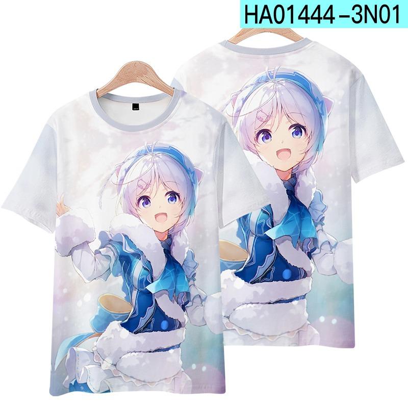 Nuova t-shirt personalizzata da uomo con coniglio cartone animato, maniche corte stile street e tessuto ad asciugatura rapida confortevole