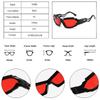 SO&EI Ins Popular Fashion Cat Eye Sports Driving Sunglasses Men Vintage Punk Gradient Mirror Goggles Women Hollow Shades UV400