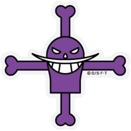 OPS-82 Whitebeard Pirate Flag ONE PIECE x Panson Works Collaboration Sticker Mini Sticker One Piece Official Merchandise