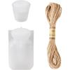 AS60-Wishing Bottle Silicone Molds Drift Bottle Resin Quicksand Container With Cord For DIY Keychain Pendant Crafts Candle