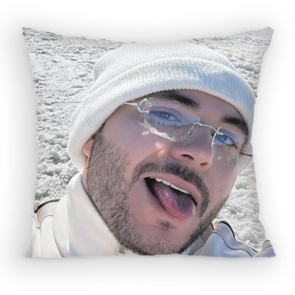Singer Tito Double P Pillow Case Sofa Living Room Bedroom Headboard Backrest Cushion Square Cushion Nap Time
