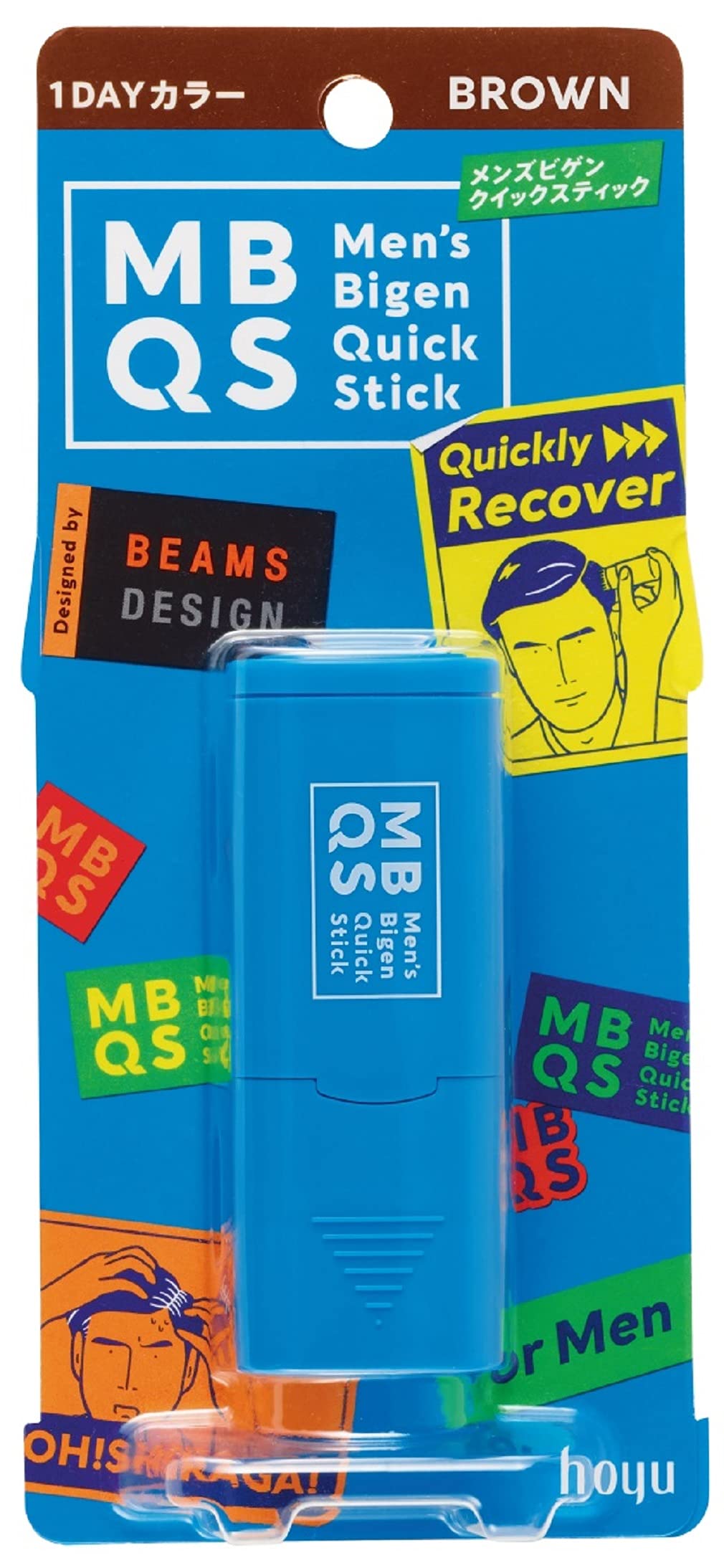 

Bigen Quick Stick Brown Gray Hair Dye 1DAY Color Hoyu that can quickly hide gray hair Men s