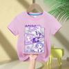 2025 Hot Movie Baby Girls T Shirt Soft Cotton Children's Clothing KPop Demon Hunters Fans Gifts Kids Clothes Fashion Casual Tops