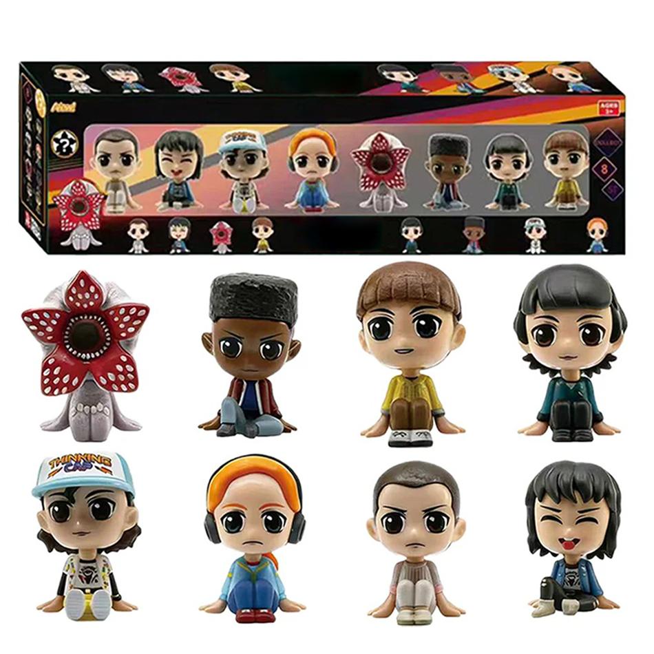 8Pcs Anime Character Action Figure Set Window Box Packaging Collectible Figurines Perfect Surprise Gift