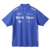 Move Sports Descente SUNSCREEN Mini Pique Short Sleeve Polo Shirt with Cooling and UV Protection Men's Function, Sweat-Wicking, Quick-Drying, Stretch,