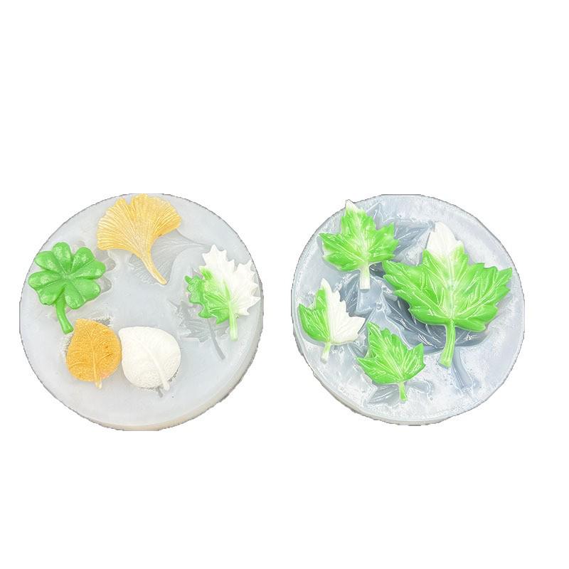 Maple, Ginkgo, Clover Leaf Silicone Mold for DIY Crystal Epoxy Pendants & Earrings