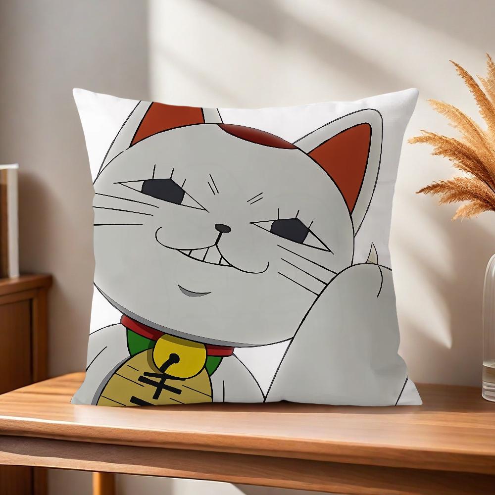 Manga anime T-Turbo Granny cat Comfortable soft Pillow Case for Sofa Living Room Home office Decor and Protective Covers