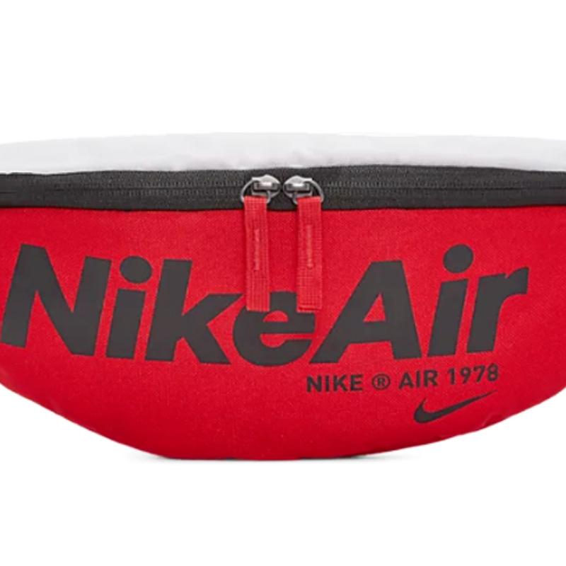 Nike Heritage Polyester Fanny Pack Regular Unisex University Red Casual CT5226-657