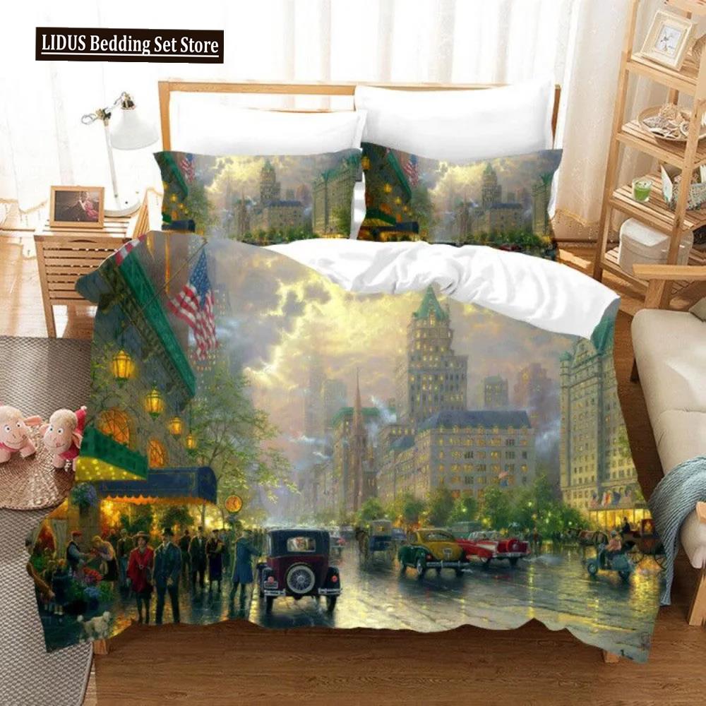 

Набор постельного белья Ван Гог Звездная ночь Квин Кинг Размер Декор для спальни Пододеяльник Наволочка 2/3 шт. Постельное белье Домашний текстиль EU single(135x200cm)