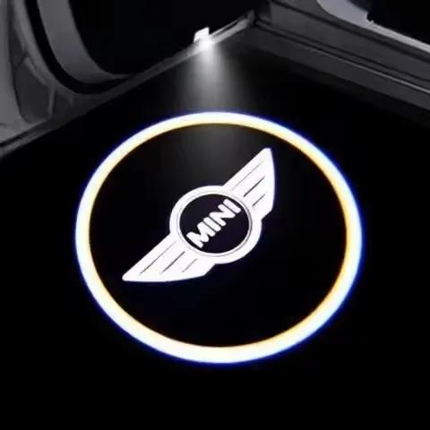 For mini DF012PC For MINI Cooper One S JCW R56 R55 R53 F55 F56 R57 R60 Car Door Welcome Lamps HD LED Laser Projectaor Lights Auto Accessories