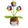 Handmade Yarn Crochet Potted Plant Craft Set Home Decoration Family Activity