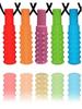 5-Pack Chewing Necklaces, Silicone Chewing Toys for Autism, ADHD, SPD, and Panic Disorders, Anxiety and Fidget Relief