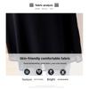 Plus-size black top, summer patchwork short-sleeve, loose and breathable casual women's t-shirt