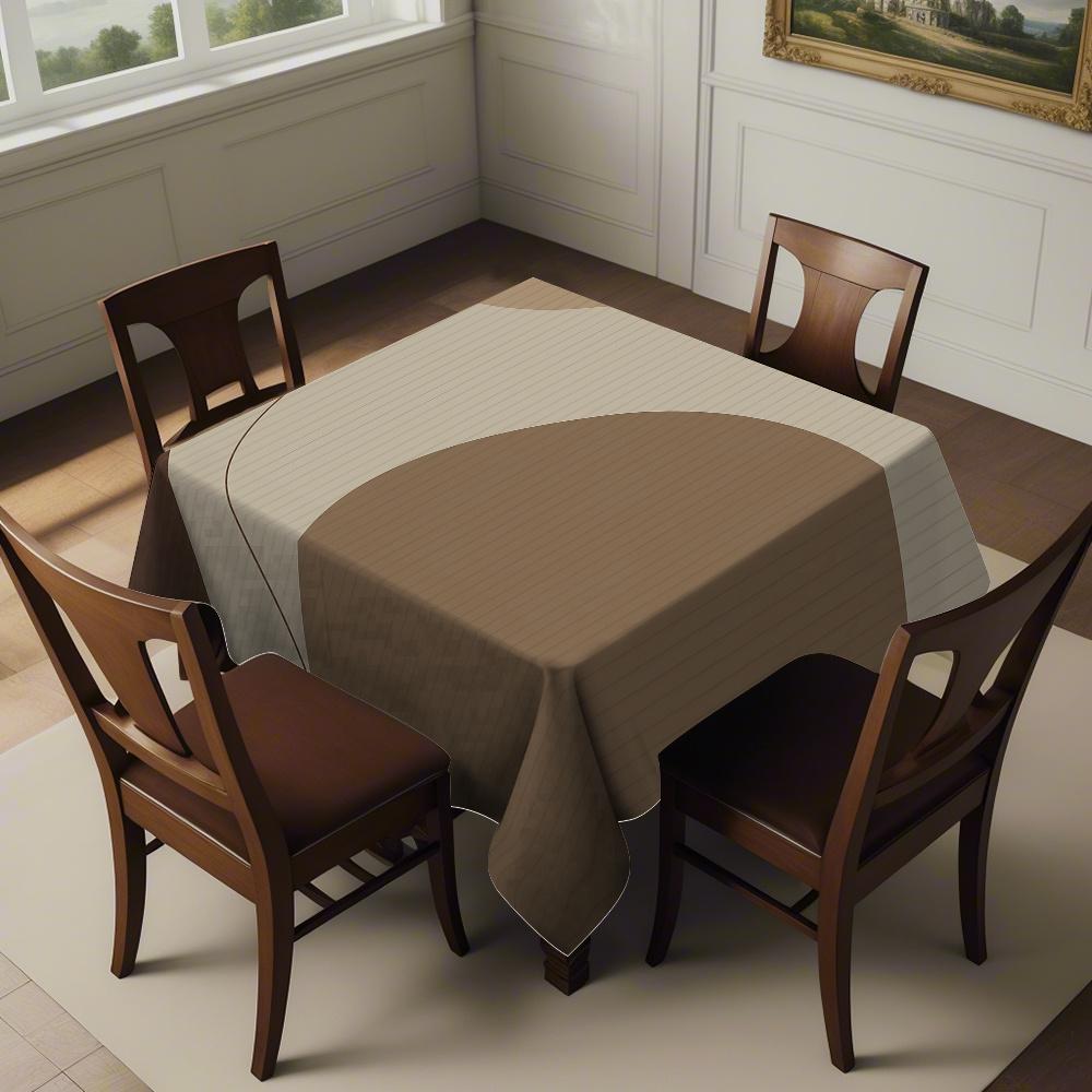 New model modern and stylish square tablecloth, minimalist Morandi color scheme pattern printed tableclothxzj