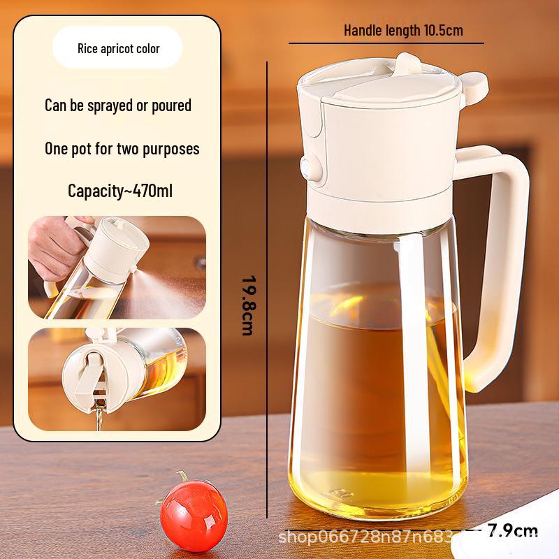 

Стеклянный пульверизатор для масла двойного назначения для кухни и барбекю