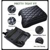 Center Console Cover Compatible With Ford F150 2015-, F250 F350 F450 2017-, Expedition 2018-2024, PU Leather Armrest Box Cover, Truck Interior