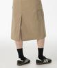 MUSINSA STANDARD WOMAN Women'S Cargo Elastic Midi Skirt [Beige]