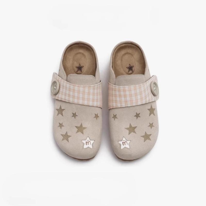 Baotou slippers women's summer wear new lazy thick-bottomed Boken semi-drag casual versatile cool slippers