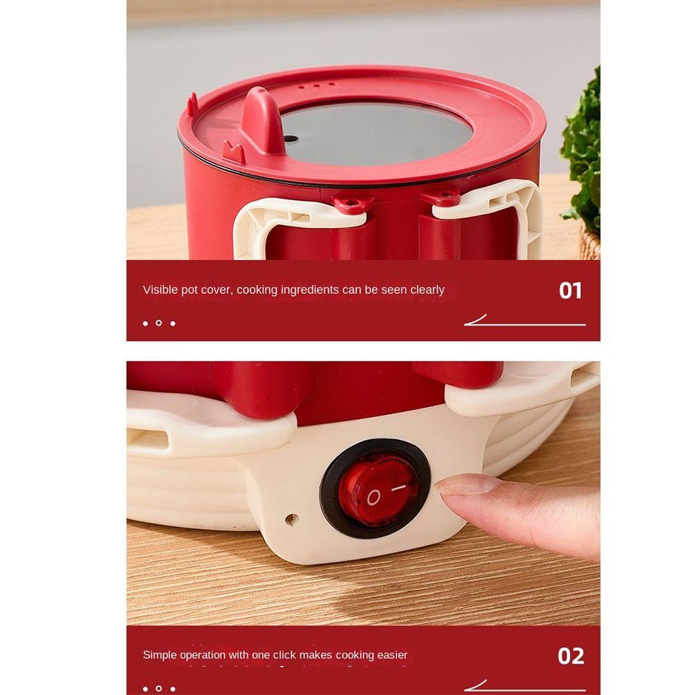 with Folding Handle Multi Cooking Pot Hot Pot Electric Rice Cooker Foldable Electric Cooker Pasta
