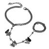 Anime Tian Guan Ci Fu Bracelet With Bell Ring Hua Cheng Xie Lian Adjustable Butterfly Finger Rings Pendant Jewelry Accessories