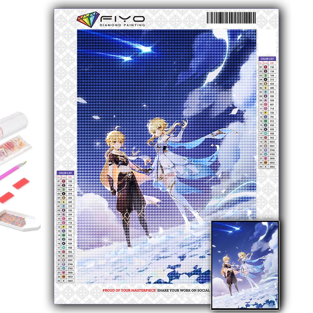 Diamond Painting Genshin Diamond Mosaic Craft Diamond Embroidery Painting